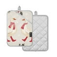 thumbnail image 1 of Yayeee Pot Holders Kitchen Heat Resistant with Pocket 7"x9.8" Cotton Oven Cooking Hot Pads, Winter Geese, 1 of 7