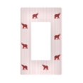thumbnail image 1 of Yayeee Rocker Switch Wall Plate 1-Gang 4.6"x2.9" Home Decorative Outlet Cover, Abstract Elephant Pattern, 1 of 6