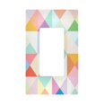 thumbnail image 1 of Yayeee Rocker Switch Wall Plate 1-Gang 4.6"x2.9" Home Decorative Outlet Cover, Abstract Geometric, 1 of 6
