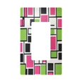 thumbnail image 1 of Yayeee Rocker Switch Wall Plate 1-Gang 4.6"x2.9" Home Decorative Outlet Cover, Abstract Geometric, 1 of 6