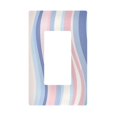 thumbnail image 1 of Yayeee Rocker Switch Wall Plate 1-Gang 4.6"x2.9" Home Decorative Outlet Cover, Abstract Pink, 1 of 6