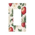 thumbnail image 1 of Yayeee Rocker Switch Wall Plate 1-Gang 4.6"x2.9" Home Decorative Outlet Cover, Apples Flower Pattern, 1 of 6