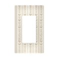 thumbnail image 1 of Yayeee Rocker Switch Wall Plate 1-Gang 4.6"x2.9" Home Decorative Outlet Cover, Beige Abstract Pattern, 1 of 6