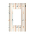 thumbnail image 1 of Yayeee Rocker Switch Wall Plate 1-Gang 4.6"x2.9" Home Decorative Outlet Cover, Beige Nautical Pattern, 1 of 6