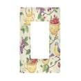 thumbnail image 1 of Yayeee Rocker Switch Wall Plate 1-Gang 4.6"x2.9" Home Decorative Outlet Cover, Birds with Strawberries, 1 of 6