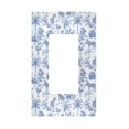 thumbnail image 1 of Yayeee Rocker Switch Wall Plate 1-Gang 4.6"x2.9" Home Decorative Outlet Cover, Blue Animals Pattern, 1 of 6
