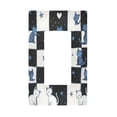 thumbnail image 1 of Yayeee Rocker Switch Wall Plate 1-Gang 4.6"x2.9" Home Decorative Outlet Cover, Blue Cat Stars, 1 of 6