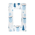thumbnail image 1 of Yayeee Rocker Switch Wall Plate 1-Gang 4.6"x2.9" Home Decorative Outlet Cover, Blue Simple Cartoon Snowmen, 1 of 6