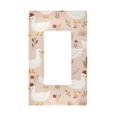 thumbnail image 1 of Yayeee Rocker Switch Wall Plate 1-Gang 4.6"x2.9" Home Decorative Outlet Cover, Cartoon Goose Pattern, 1 of 6