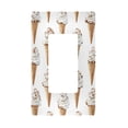 thumbnail image 1 of Yayeee Rocker Switch Wall Plate 1-Gang 4.6"x2.9" Home Decorative Outlet Cover, Cartoon Ice Cream Pattern, 1 of 6
