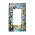 thumbnail image 1 of Yayeee Rocker Switch Wall Plate 1-Gang 4.6"x2.9" Home Decorative Outlet Cover, Colorful Leaves, 1 of 6