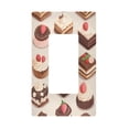 thumbnail image 1 of Yayeee Rocker Switch Wall Plate 1-Gang 4.6"x2.9" Home Decorative Outlet Cover, Cute Chocolate Cakes, 1 of 6