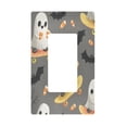thumbnail image 1 of Yayeee Rocker Switch Wall Plate 1-Gang 4.6"x2.9" Home Decorative Outlet Cover, Cute Ghosts, 1 of 6