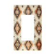 thumbnail image 1 of Yayeee Rocker Switch Wall Plate 1-Gang 4.6"x2.9" Home Decorative Outlet Cover, Geometric Designs, 1 of 6