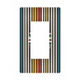 thumbnail image 1 of Yayeee Rocker Switch Wall Plate 1-Gang 4.6"x2.9" Home Decorative Outlet Cover, Geometric Stripes, 1 of 6