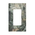 thumbnail image 1 of Yayeee Rocker Switch Wall Plate 1-Gang 4.6"x2.9" Home Decorative Outlet Cover, Ghosts Playing in A Garden, 1 of 6