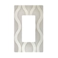 thumbnail image 1 of Yayeee Rocker Switch Wall Plate 1-Gang 4.6"x2.9" Home Decorative Outlet Cover, Light Gray Pattern, 1 of 6