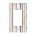 thumbnail image 1 of Yayeee Rocker Switch Wall Plate 1-Gang 4.6"x2.9" Home Decorative Outlet Cover, Nautical Pattern, 1 of 6