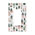thumbnail image 1 of Yayeee Rocker Switch Wall Plate 1-Gang 4.6"x2.9" Home Decorative Outlet Cover, Orange Christmas House, 1 of 6