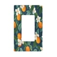 thumbnail image 1 of Yayeee Rocker Switch Wall Plate 1-Gang 4.6"x2.9" Home Decorative Outlet Cover, Orange Fruit, 1 of 6