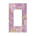 thumbnail image 1 of Yayeee Rocker Switch Wall Plate 1-Gang 4.6"x2.9" Home Decorative Outlet Cover, Pastel Pink Marble Pattern, 1 of 6