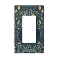 thumbnail image 1 of Yayeee Rocker Switch Wall Plate 1-Gang 4.6"x2.9" Home Decorative Outlet Cover, Shadowy Forest Pattern, 1 of 6
