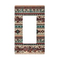 thumbnail image 1 of Yayeee Rocker Switch Wall Plate 1-Gang 4.6"x2.9" Home Decorative Outlet Cover, Tribal Art, 1 of 6