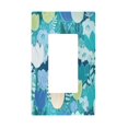 thumbnail image 1 of Yayeee Rocker Switch Wall Plate 1-Gang 4.6"x2.9" Home Decorative Outlet Cover, Vibrant Cat Pattern, 1 of 6