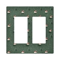 thumbnail image 1 of Yayeee Rocker Switch Wall Plate 2-Gang 4.7"x4.6" Home Decorative Outlet Cover, Christmas Forest, 1 of 6