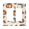 thumbnail image 1 of Yayeee Rocker Switch Wall Plate 2-Gang 4.7"x4.6" Home Decorative Outlet Cover, Fall Leaves, 1 of 6