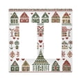 thumbnail image 1 of Yayeee Rocker Switch Wall Plate 2-Gang 4.7"x4.6" Home Decorative Outlet Cover, Green Nordic Christmas House, 1 of 6