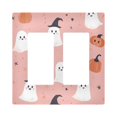 thumbnail image 1 of Yayeee Rocker Switch Wall Plate 2-Gang 4.7"x4.6" Home Decorative Outlet Cover, Pink Cartoon Halloween, 1 of 6