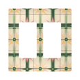 thumbnail image 1 of Yayeee Rocker Switch Wall Plate 2-Gang 4.7"x4.6" Home Decorative Outlet Cover, Retro Green Stars, 1 of 6