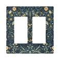 thumbnail image 1 of Yayeee Rocker Switch Wall Plate 2-Gang 4.7"x4.6" Home Decorative Outlet Cover, Shadowy Forest Pattern, 1 of 6