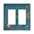 thumbnail image 1 of Yayeee Rocker Switch Wall Plate 2-Gang 4.7"x4.6" Home Decorative Outlet Cover, Star Map, 1 of 6