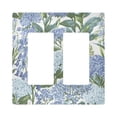 thumbnail image 1 of Yayeee Rocker Switch Wall Plate 2-Gang 4.7"x4.6" Home Decorative Outlet Cover, Vibrant Hydrangeas Pattern, 1 of 6
