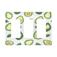 thumbnail image 1 of Yayeee Rocker Switch Wall Plate 3-Gang 6.5"x4.6" Home Decorative Outlet Cover, Avocado, 1 of 6