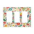 thumbnail image 1 of Yayeee Rocker Switch Wall Plate 3-Gang 6.5"x4.6" Home Decorative Outlet Cover, Cartoon Animals, 1 of 6