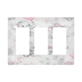 thumbnail image 1 of Yayeee Rocker Switch Wall Plate 3-Gang 6.5"x4.6" Home Decorative Outlet Cover, Cartoon Elephant, 1 of 6