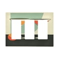 thumbnail image 1 of Yayeee Rocker Switch Wall Plate 3-Gang 6.5"x4.6" Home Decorative Outlet Cover, Red Glasses, 1 of 6