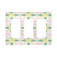 thumbnail image 1 of Yayeee Rocker Switch Wall Plate 3-Gang 6.5"x4.6" Home Decorative Outlet Cover, Retro Yellow Stars, 1 of 6