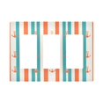 thumbnail image 1 of Yayeee Rocker Switch Wall Plate 3-Gang 6.5"x4.6" Home Decorative Outlet Cover, Simple Nautical Pattern, 1 of 6