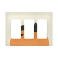 thumbnail image 1 of Yayeee Rocker Switch Wall Plate 3-Gang 6.5"x4.6" Home Decorative Outlet Cover, Sleeping Black Cat, 1 of 6