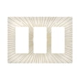 thumbnail image 1 of Yayeee Rocker Switch Wall Plate 3-Gang 6.5"x4.6" Home Decorative Outlet Cover, Sunshine, 1 of 6
