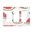 thumbnail image 1 of Yayeee Rocker Switch Wall Plate 3-Gang 6.5"x4.6" Home Decorative Outlet Cover, Watermelon Pattern, 1 of 6