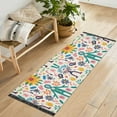 thumbnail image 1 of Yayeee Runner Rug for Bedroom 2'x6' Machine Washable Hallway Non Slip Mat, Abstract Floral, 1 of 8