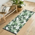 thumbnail image 1 of Yayeee Runner Rug for Bedroom 2'x6' Machine Washable Hallway Non Slip Mat, Army Green Camouflage Pattern, 1 of 8
