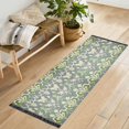 thumbnail image 1 of Yayeee Runner Rug for Bedroom 2'x6' Machine Washable Hallway Non Slip Mat, Beige Floral, 1 of 8