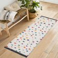 thumbnail image 1 of Yayeee Runner Rug for Bedroom 2'x6' Machine Washable Hallway Non Slip Mat, Beige Stars, 1 of 8