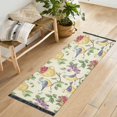 thumbnail image 1 of Yayeee Runner Rug for Bedroom 2'x6' Machine Washable Hallway Non Slip Mat, Birds with Strawberries, 1 of 8